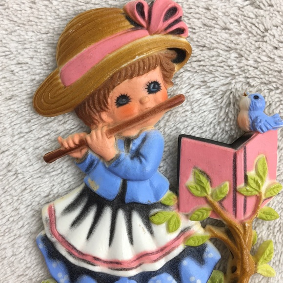 Vintage 1950s Children’s Wall Hooks girl kids rare - Picture 2 of 16